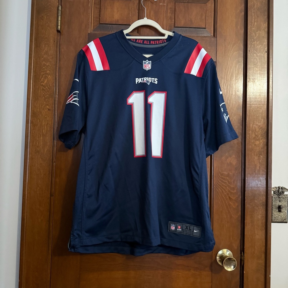 Julian Eldeman Patriots Navy Blue Jersey Nike